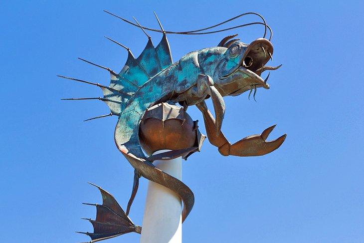 Escultura a lo largo del Puerto de Barbican