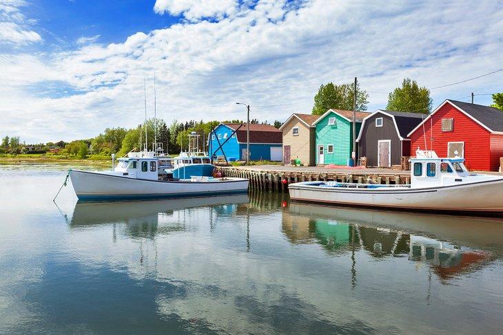 Fischboote auf Prince Edward Island