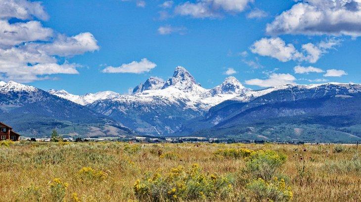 Vista de Grand Teton desde Driggs