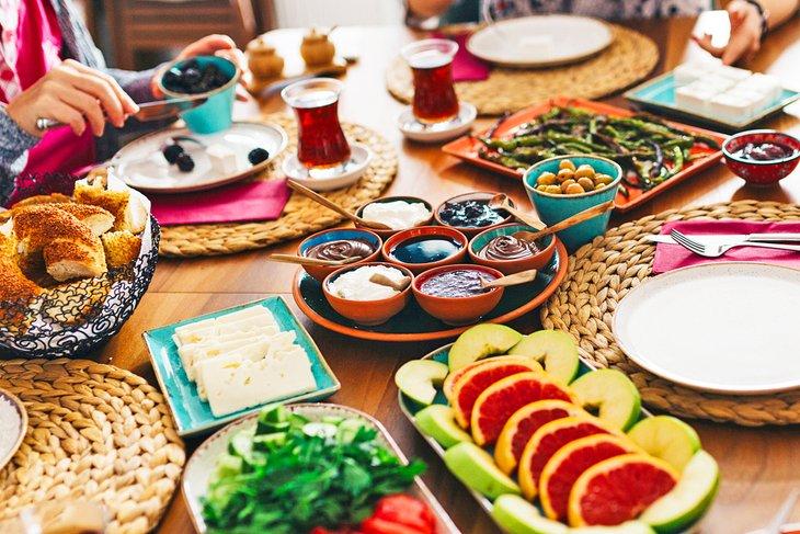 Desayuno turco tradicional