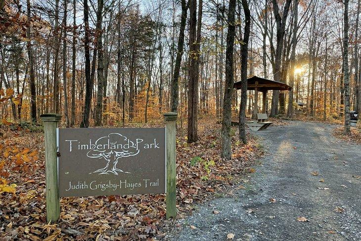 Natchez Trail National Scenic Trail im Timberland Park