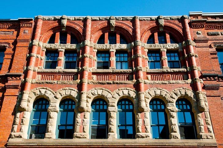Schöne Architektur in Victoria Row