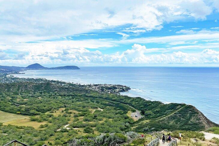 Vista desde la cima del cráter Diamond Head