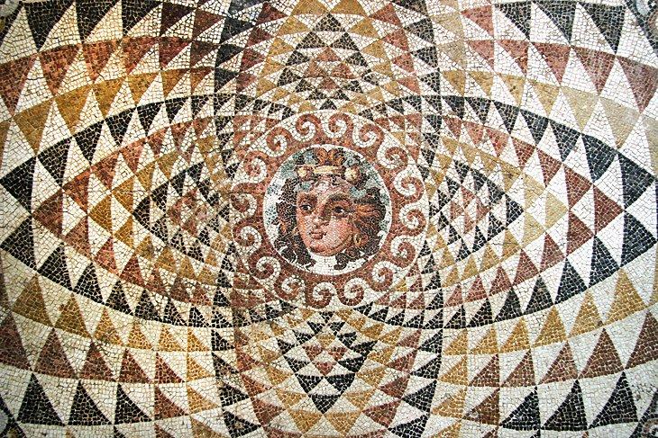 Mosaïque d'un villa romaine à Corinthe