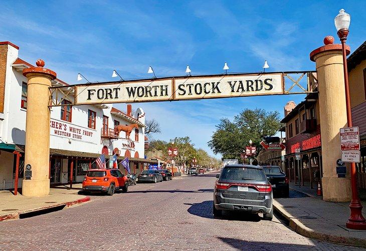District de Stockyards à Fort Worth