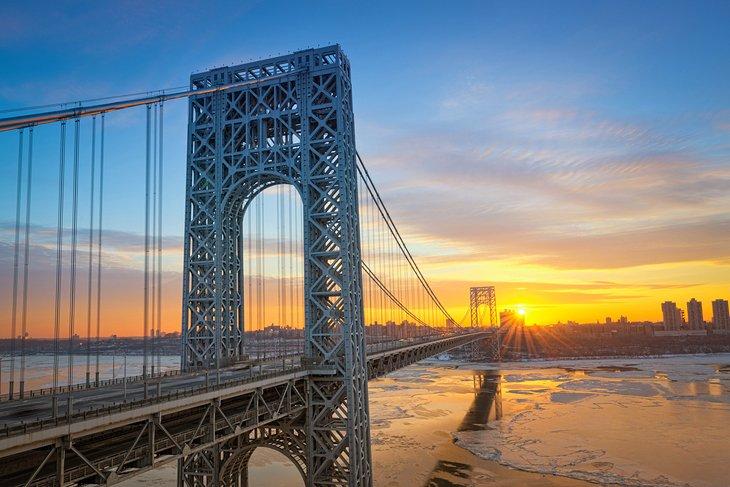 Amanecer en el Puente George Washington
