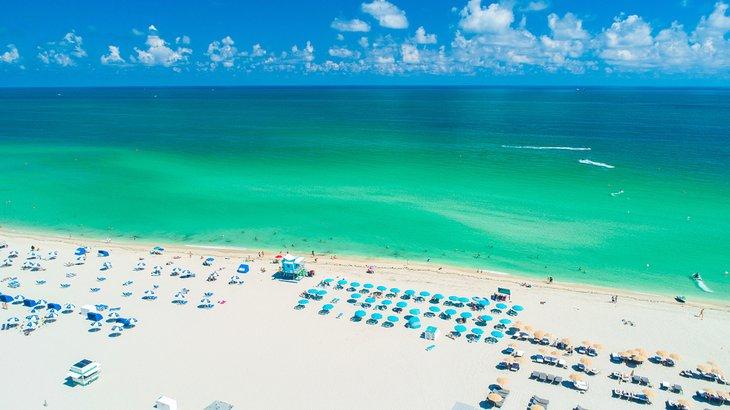 Luftaufnahme von South Beach