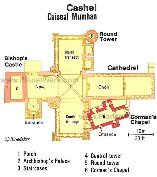 Cashel - Mapa del plano