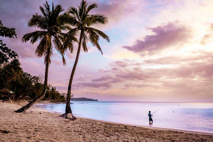 Rodney Bay al atardecer