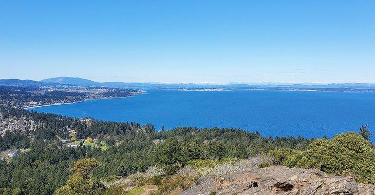 Vista al mar desde Mount Doug