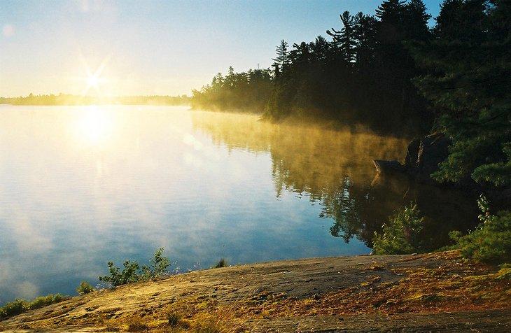 Diamond Lake bei Sonnenaufgang