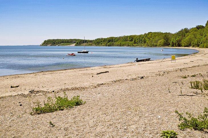 Strand am Lake Erie bei Port Ryerse