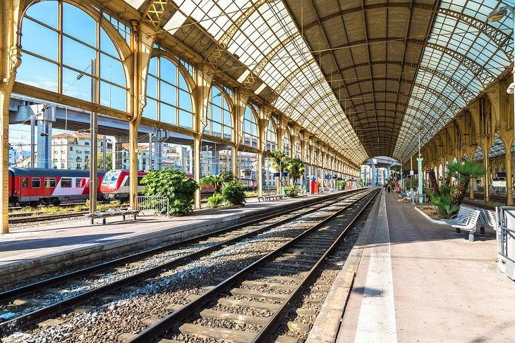 Estación de tren en Niza