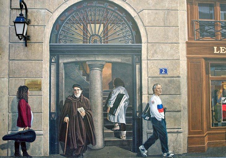 Mural de Personas Famosas de Lyon