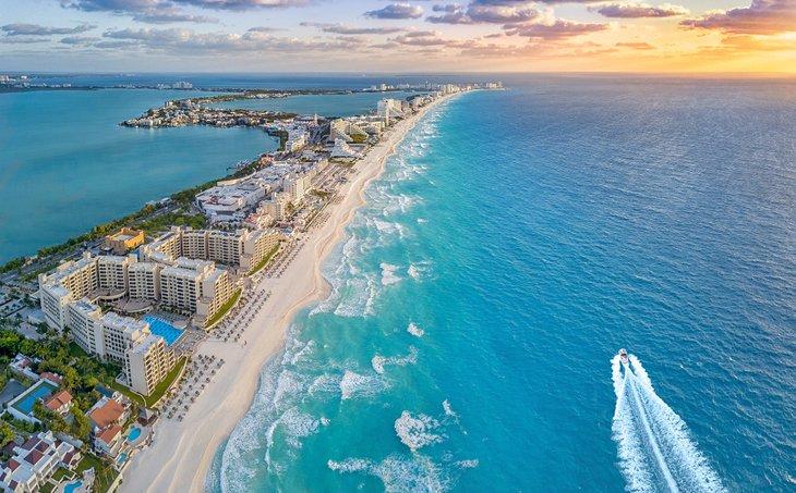 Luftaufnahme von Cancun