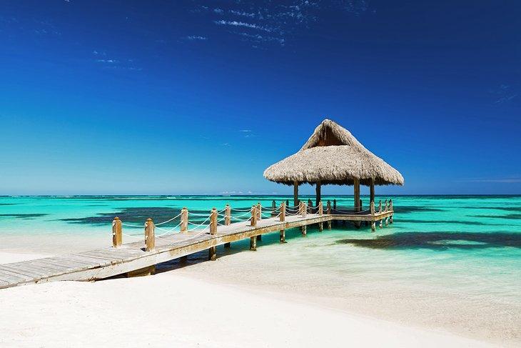 Schöner Strand in Punta Cana