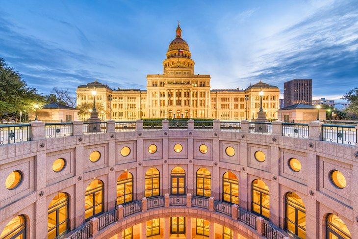 Bâtiment du Capitole de l'État du Texas à Austin, Texas