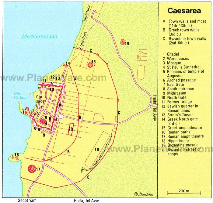 Mapa de Césarrea - Atracciones Turísticas