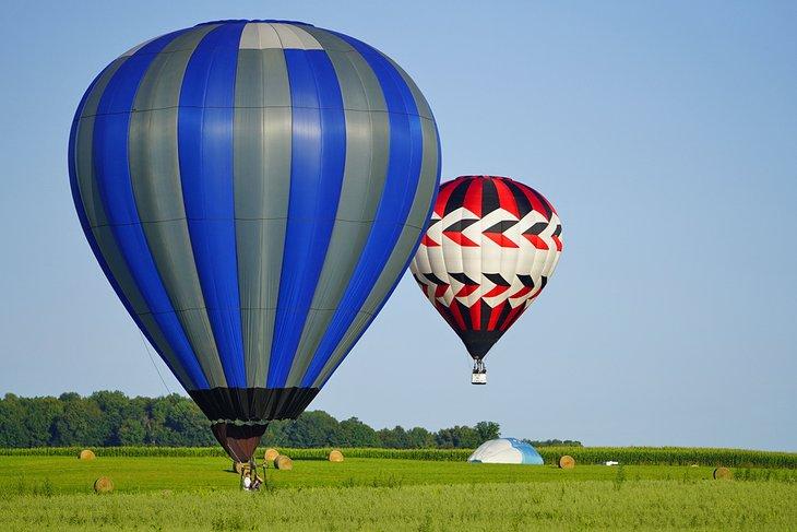Globos aerostáticos en Wisconsin
