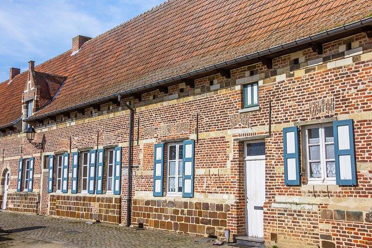 Alte Häuser der Abtei Vlierbeek