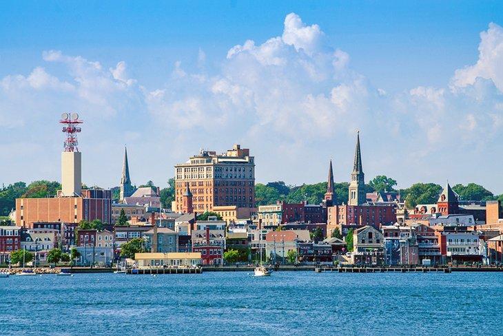 Skyline de New London