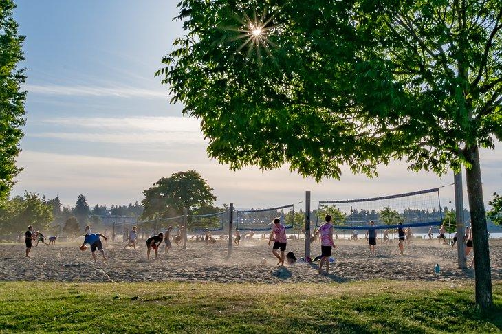 Volley-ball de plage à Parksville