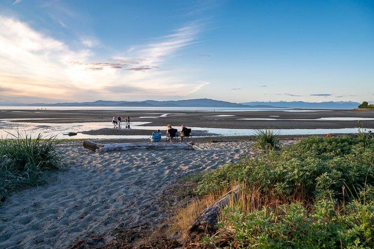 Temps de plage à Parksville Bay
