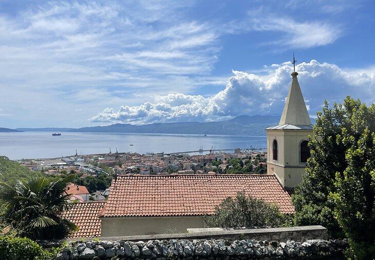 Blick über Rijeka