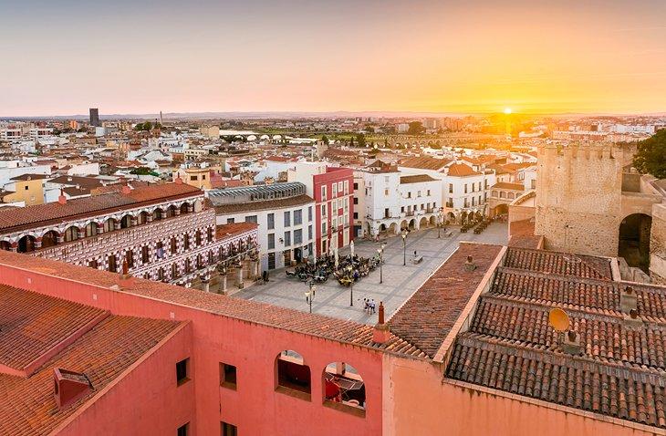 Atardecer en Badajoz, España