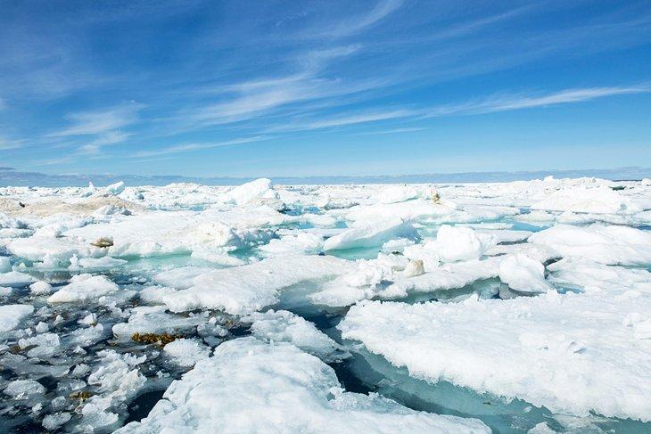 Eis auf der Hudson Bay