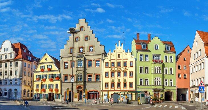 Plaza Arnulf en Regensburg, Alemania