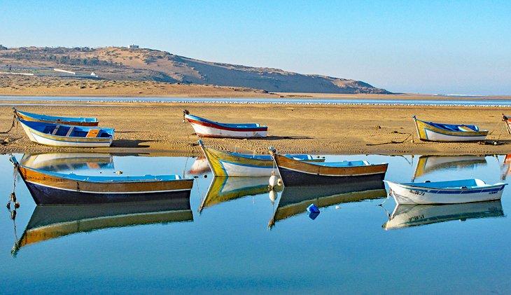 Bateaux de pêche à Moulay Bousselham