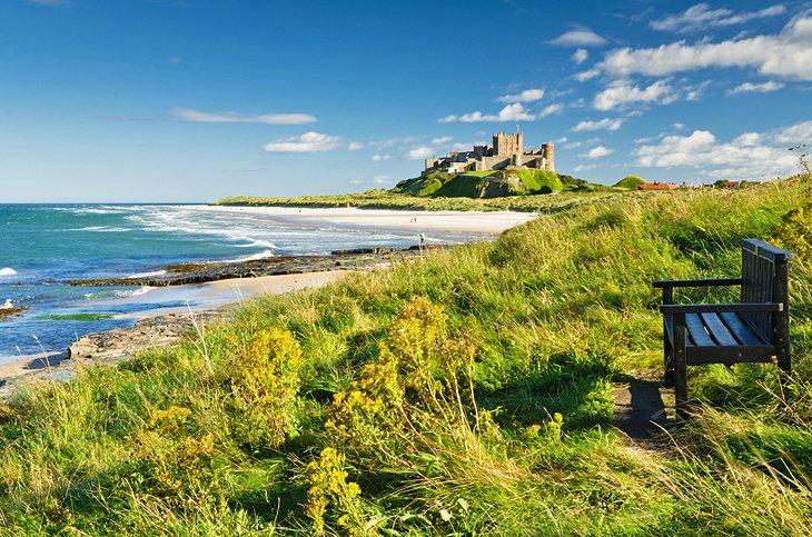 Bamburgh Beach & Castle