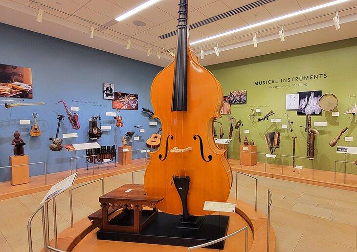 Una exhibición en el Museo de Instrumentos Musicales en Phoenix
