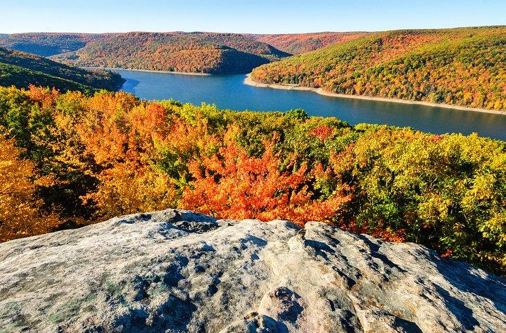 Colores de otoño en el Bosque Nacional Allegheny