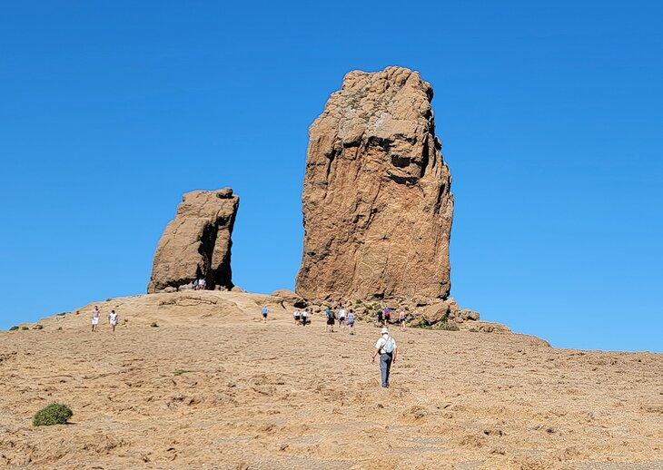 Letzte Etappe der Wanderung zum Roque Nublo, Gran Canaria