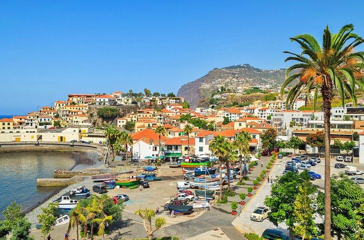 Câmara de Lobos en la isla de Madeira