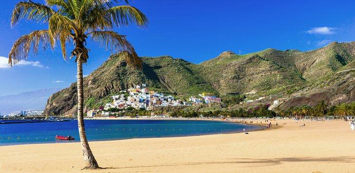 Schöner Strand auf Teneriffa