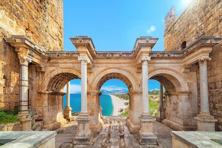 Hadrians Tor in Antalya, Türkei