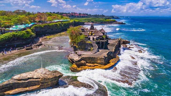 Meeres Tempel Pura Tanah Lot in Bali