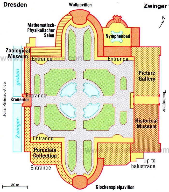 Zwinger - Mapa de planta