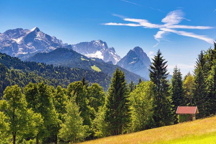 Pradera alpina en Garmisch-Partenkirchen