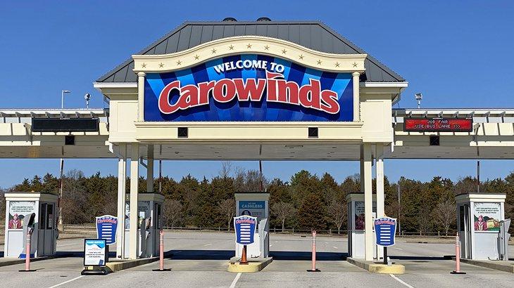 Eingang zu Carowinds