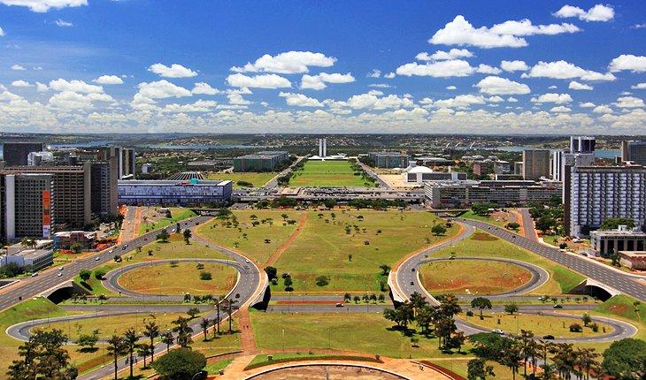 Eje Monumental desde la Torre de TV (Torre de Televisión)