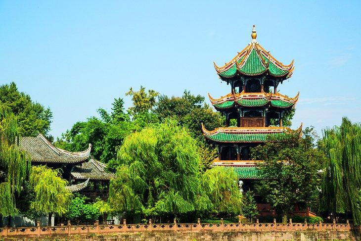 Wangjianglou Park und Aussichtsturm