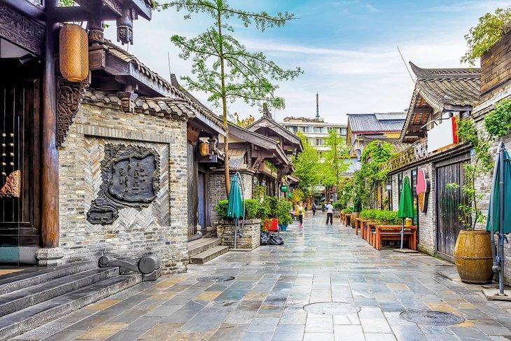 Die historischen Gassen von Chengdu