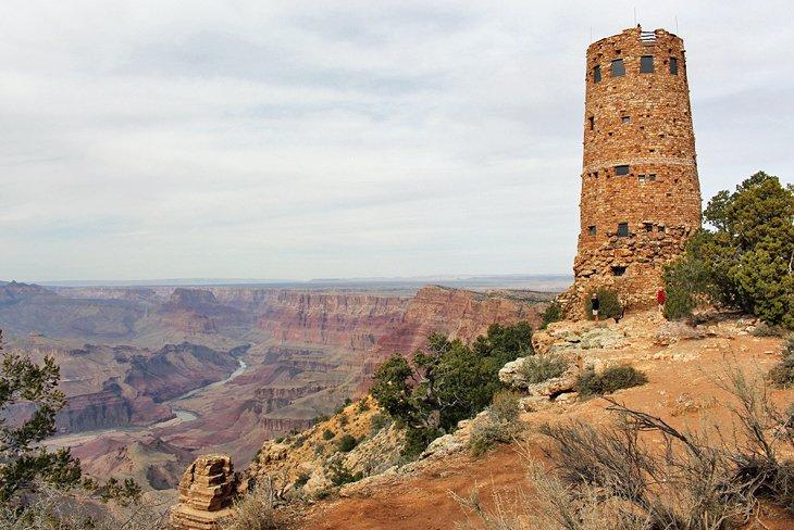 Torre de Observación Desert View y vista sobre el cañón