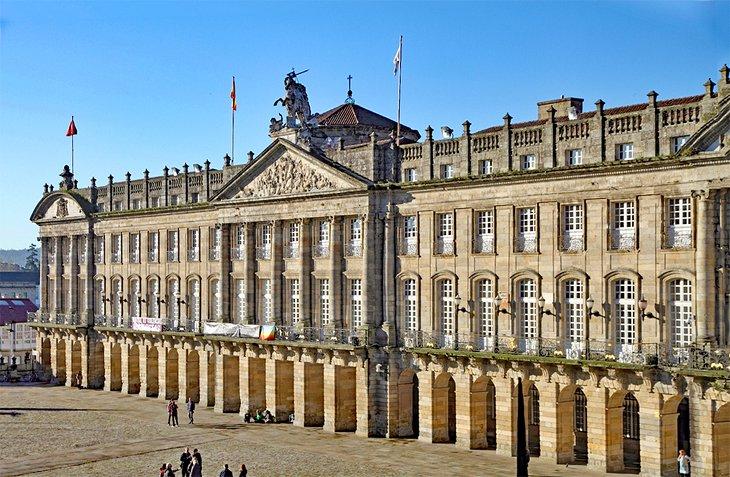 Palacio de Raxoi (Ayuntamiento) en la Plaza del Obradoiro