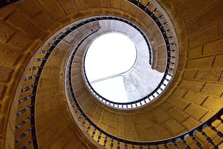 Escalera en el Museo do Pobo Galego