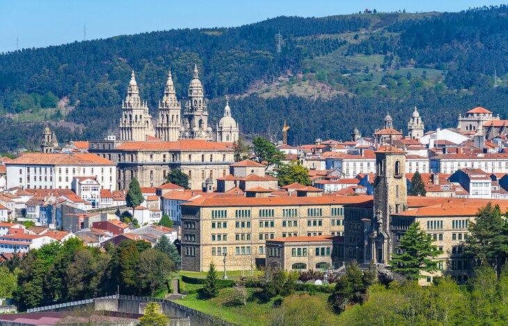 Vista sobre Santiago de Compostela